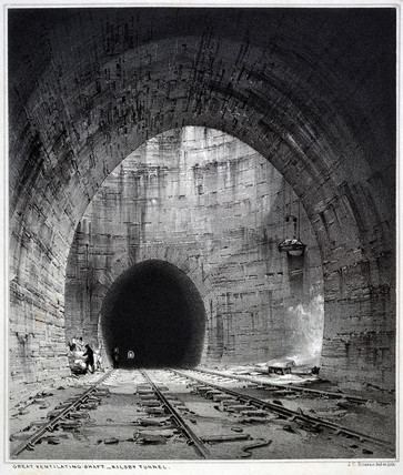 Kilsby Tunnel Great Ventilating Shaft Kilsby Tunnel39 Northamptonshire1838 by
