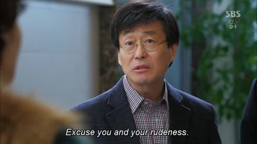 Kim Chang-wan screencap screenshot rude excuse you rudeness you who came from the