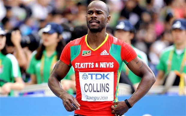 Kim Collins London 2012 Olympics sprinter Kim Collins sent home for
