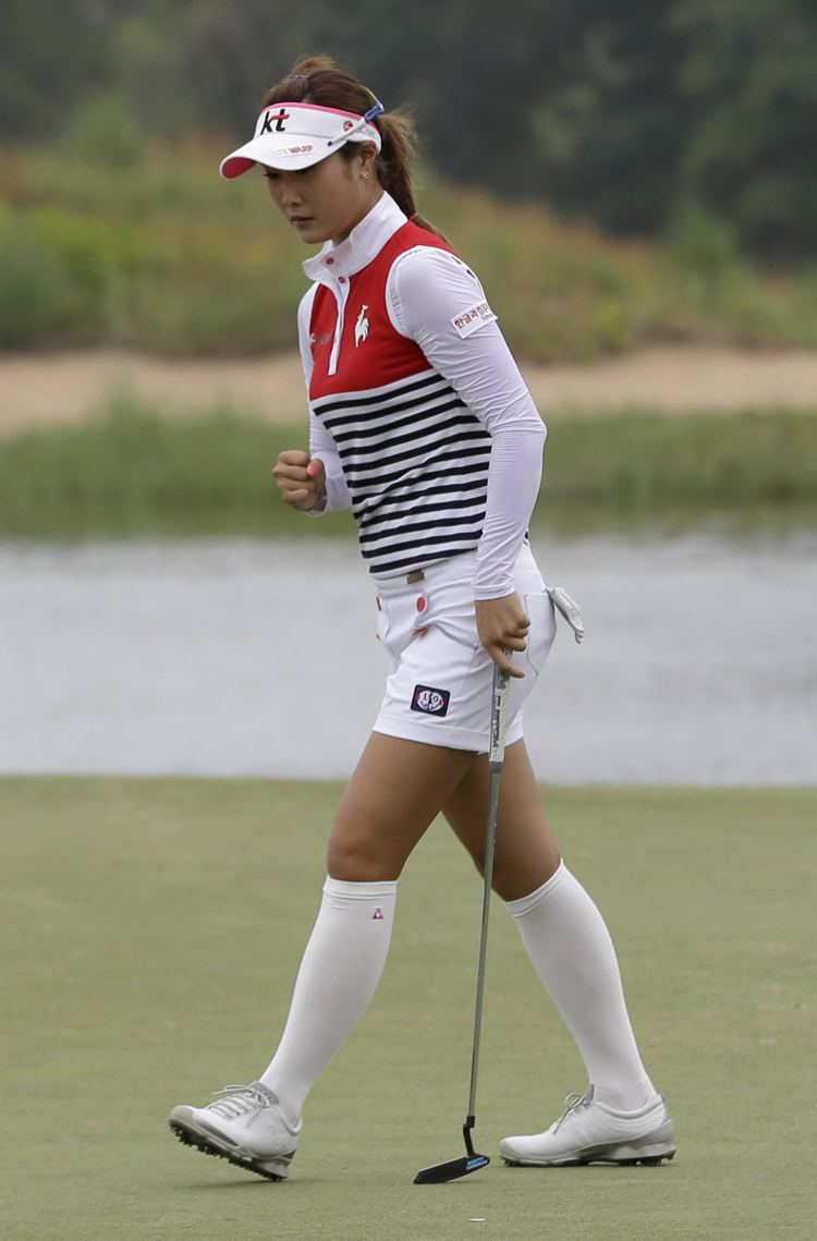 Kim Ha-neul (golfer) Kim Ha Neul Kim Ha Neul Pinterest Golf Golf fashion and