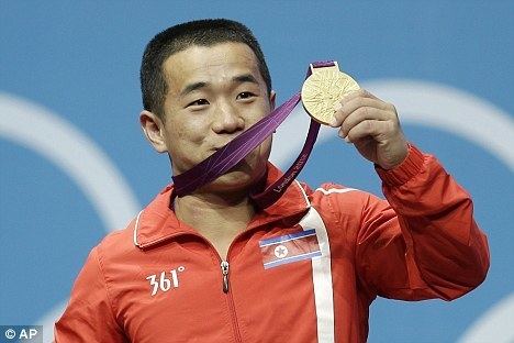 Kim Jong-il (athlete) London 2012 Olympics Om Yun Chol thanks Kim Jongil Daily Mail Online