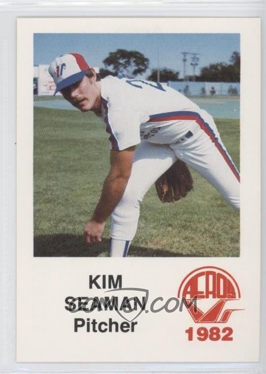 Kim Seaman 1982 Wichita Aeros Base KISE Kim Seaman COMC Card Marketplace