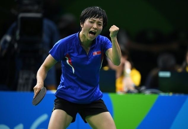 Kim Song-i North Korea39s Kim into table tennis semis Daily Mail Online