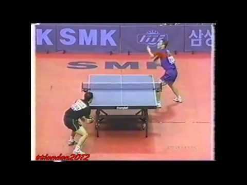 Kim Taek-soo Kim Taek Soo vs Liu Guoliang Korea Open 2001 YouTube