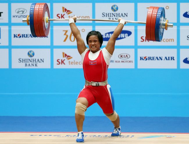 Kim Un-ju Asian Games N Korean lifter Kim Unju breaks world record for gold