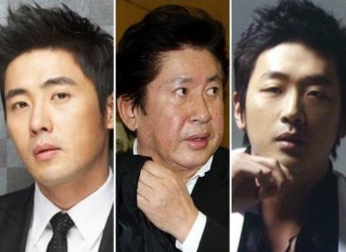 Kim Yong-gun Kim Yong Gun with his two sons actor Ha Jung Woo Ch Hyun