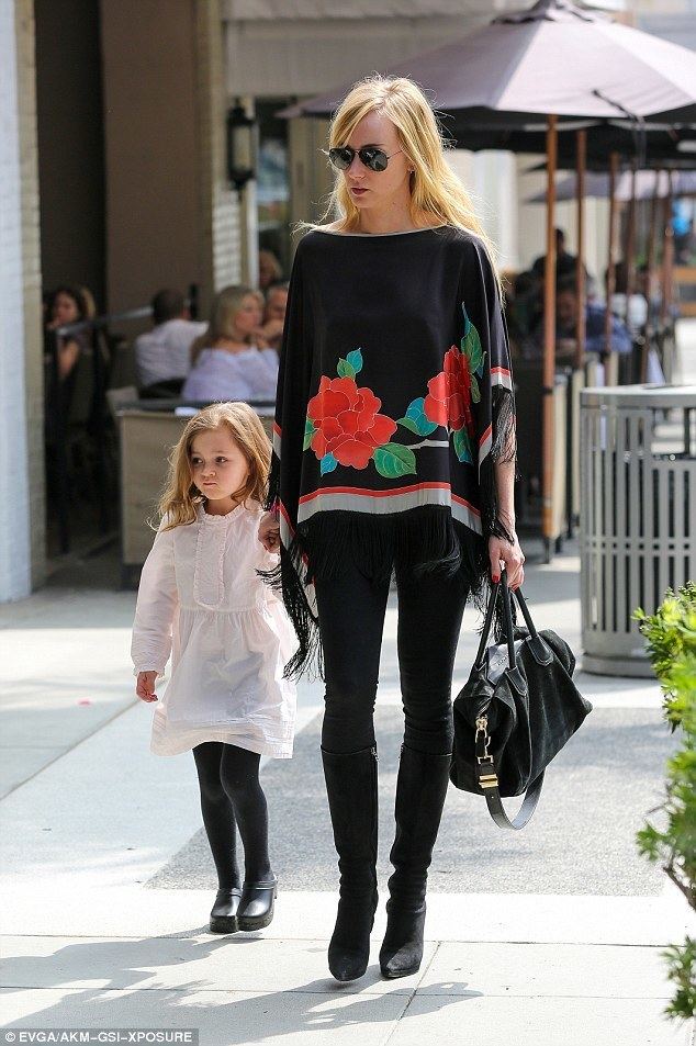 Kimberly Stewart Kimberly Stewart takes daughter Delilah to lunch in Beverly Hills