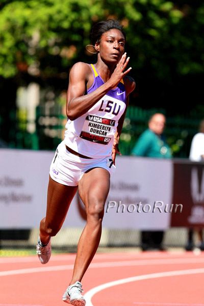 Kimberlyn Duncan Duncan named USATF Athlete of the Week from USATF note