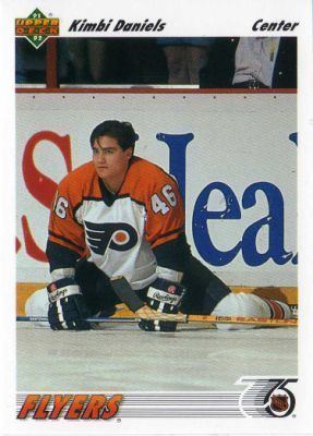 Kimbi Daniels PHILADELPHIA FLYERS Kimbi Daniels 492 UPPER DECK 19911992 NHL Ice