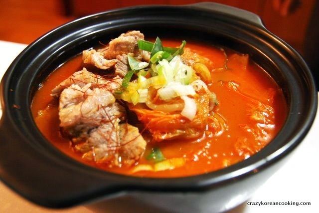 Kimchi-jjigae Kimchi Stew with Pork Traditional Kimchijjigae Recipe Crazy