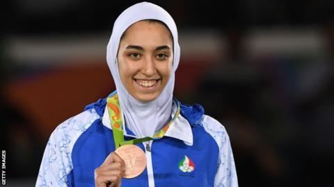 Kimia Alizadeh Rio Olympics 2016 Kimia Alizadeh Zenoorin wins landmark bronze for