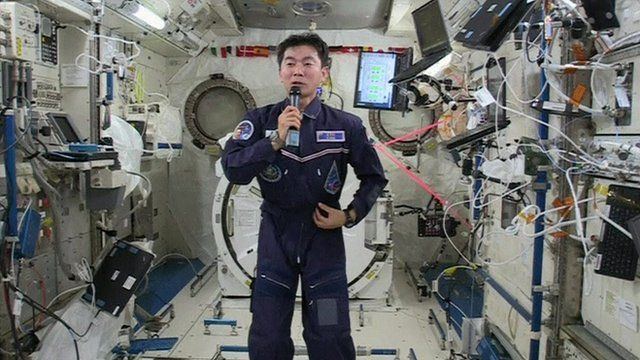 Kimiya Yui ISS astronaut Kimiya Yui answers kids questions CBBC Newsround