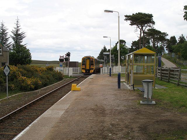 Kinbrace railway station