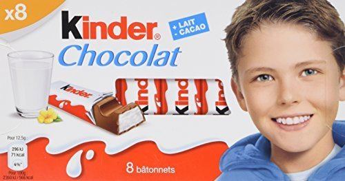 Kinder Chocolate Amazoncom Kinder Chocolate 100g Chocolate Candy Grocery