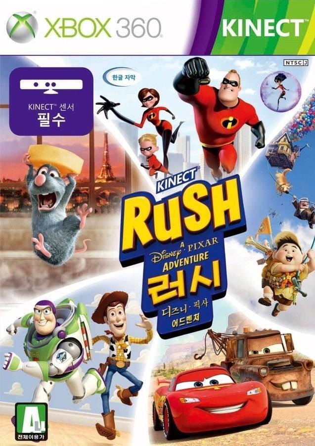 Kinect Rush: A Disney-Pixar Adventure Kinect Rush A DisneyPixar Adventure Box Shot for Xbox 360 GameFAQs