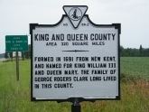 King and Queen County, Virginia wwwmarkerhistorycomImagesThumbnailsthz16620