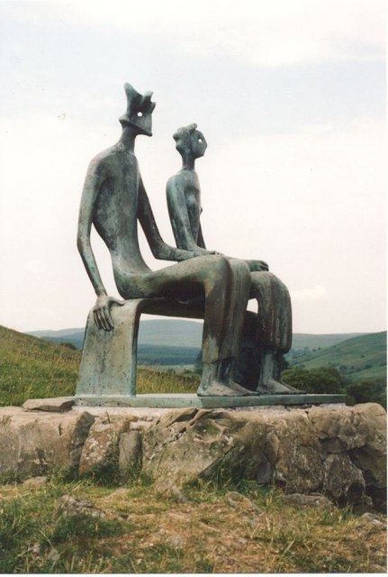 King and Queen (sculpture) FileHenry Moore39s 39King and Queen39 in the Glenkiln Sculpture Park