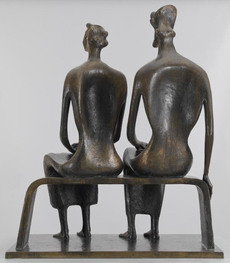 King and Queen (sculpture) King and Queen39 Henry Moore OM CH 19523 cast 1957 Tate