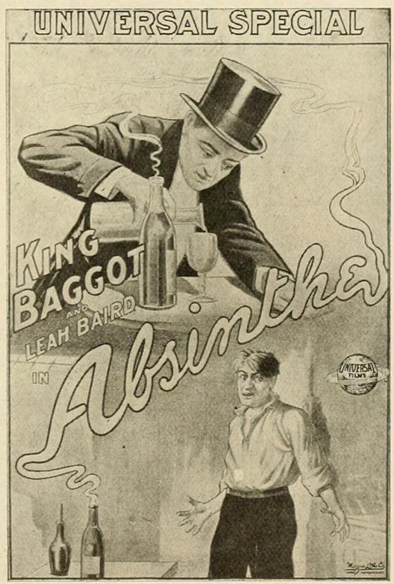 King Baggot Silent Star King Baggot from St Louis Starred in ABSINTHE