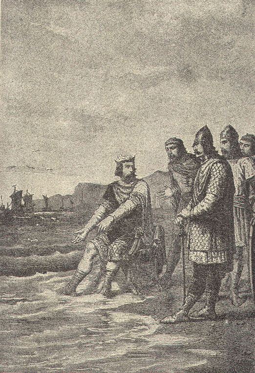 King Canute and the waves