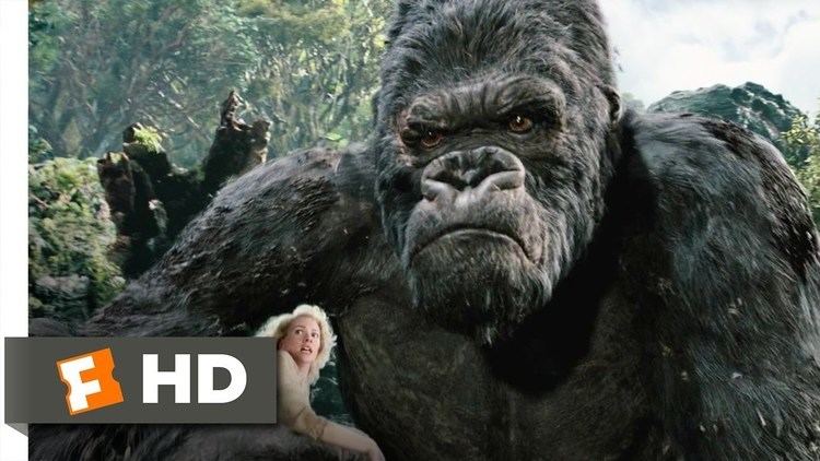 King Kong King Kong 310 Movie CLIP Kong Battles the TRexes 2005 HD