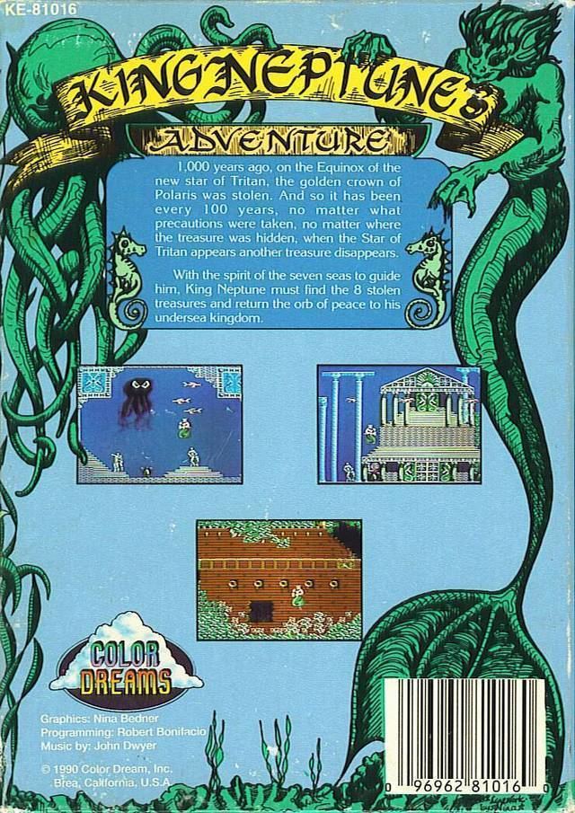 King Neptune's Adventure King Neptune39s Adventure Box Shot for NES GameFAQs