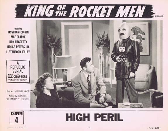 King of the Rocket Men KING OF THE ROCKET MEN 1956r Republic Cliffhanger Serial Lobby Card