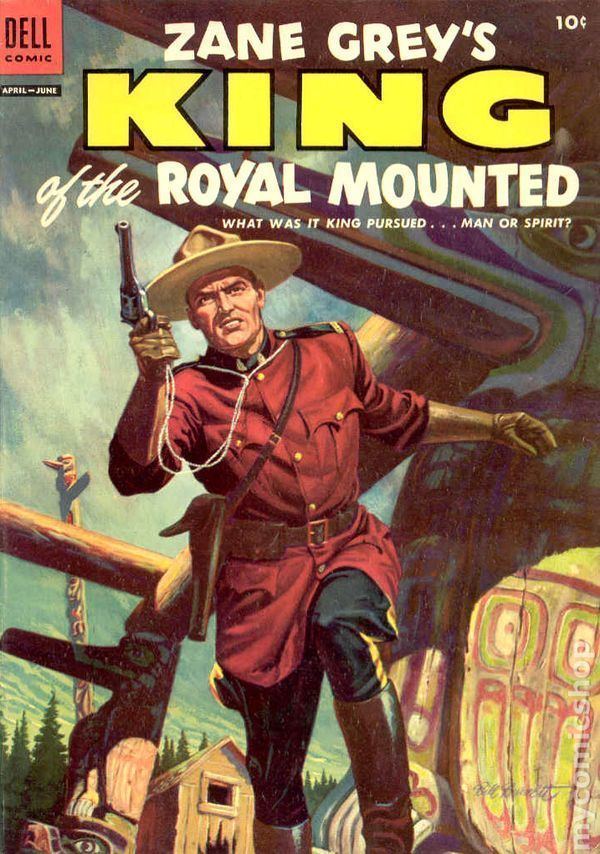 King of the Royal Mounted King of the Royal Mounted 1952 Dell comic books