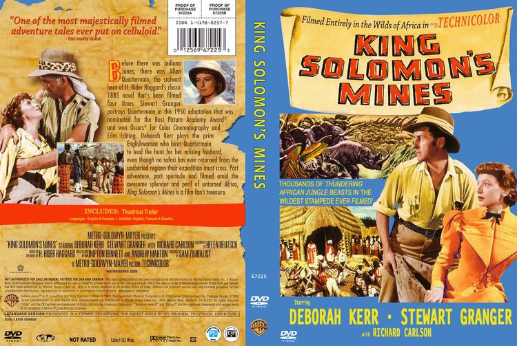 King Solomon's Mines (1950 film) King Solomons Mines DVD Cover 1950 R1