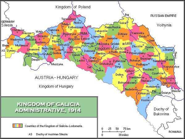 Kingdom of Galicia and Lodomeria Subdivisions of Galicia Wikipedia