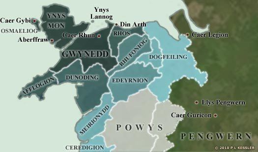 Kingdom of Gwynedd 1f The early Kingdom and Sub Kingdoms of Gwynedd 450 950 The