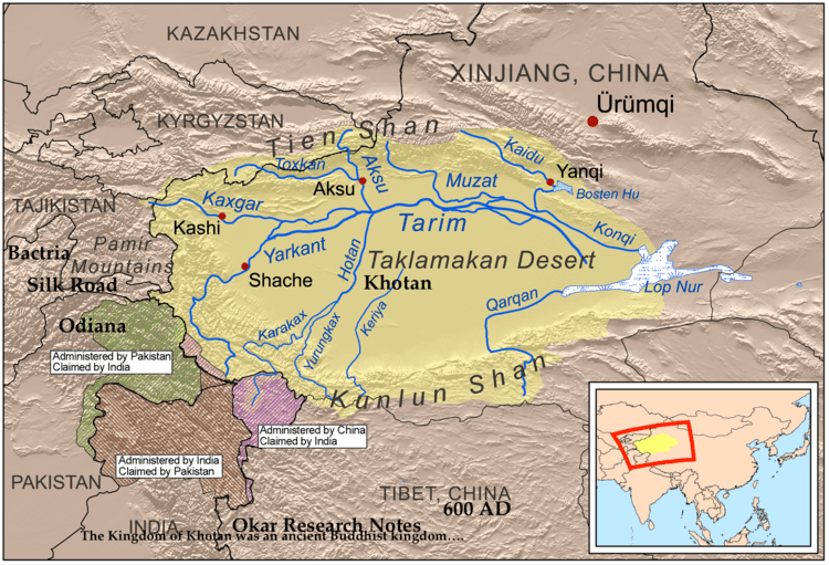 Kingdom of Khotan Shamsibala and The Historical Shambhala Kingdom Ancient Buddhist