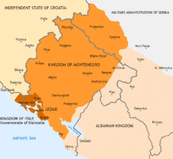Kingdom of Montenegro Italian governorate of Montenegro Wikipedia
