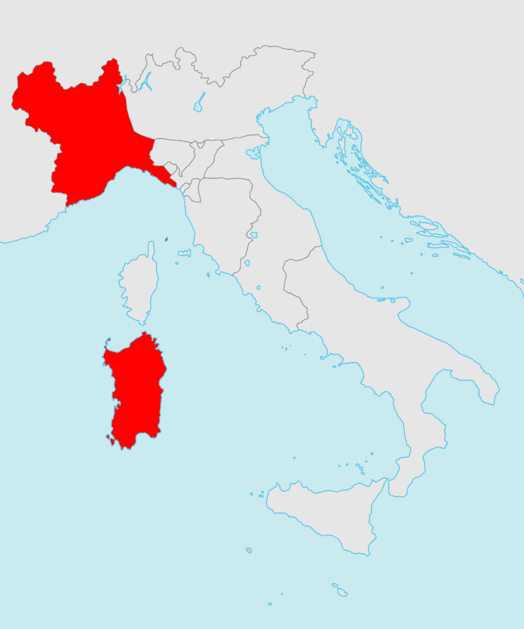 Kingdom of Sardinia Kingdom of Sardinia Simple English Wikipedia the free encyclopedia