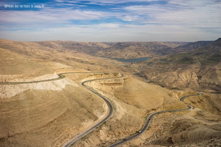 King's Highway (ancient) Driving through the Kings Highway in Jordan from Madaba to Kerak