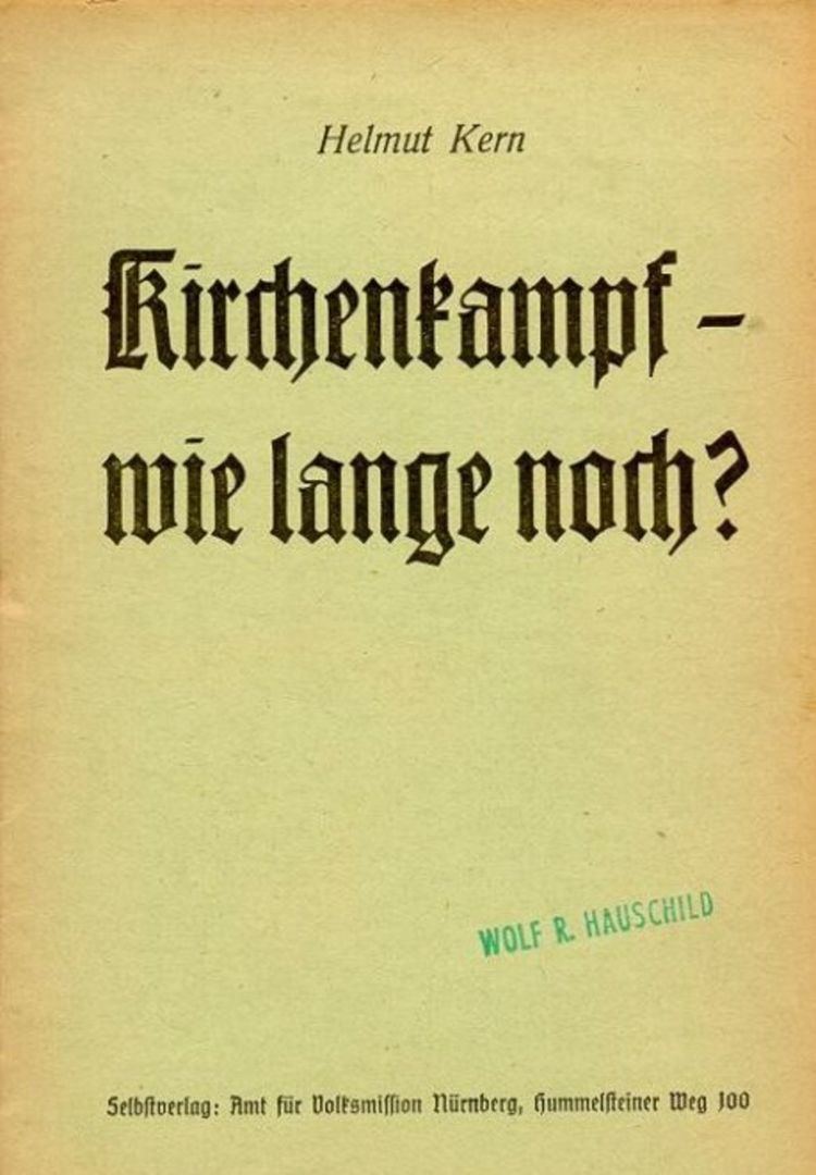 Kirchenkampf LeMO Bestand Objekt Kirchenkampf um 1936