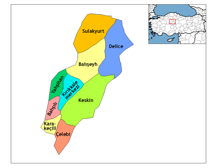 Kirikkale in the past, History of Kirikkale