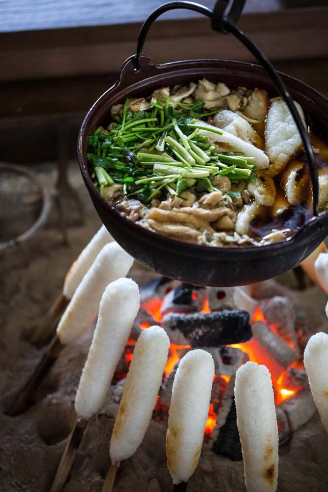 Kiritanpo Misoglazed grilled rice sticks miso kiritanpo recipe SBS Food