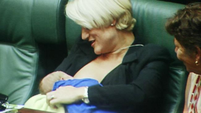 Kirstie Marshall New rules allow breastfeeding in federal Parliament Herald Sun