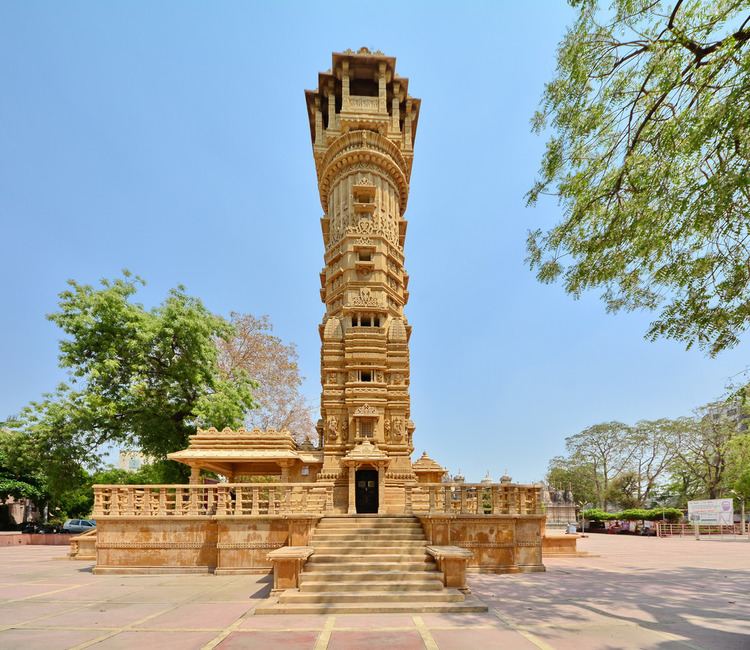 Kirti Stambh India Gujarat Ahmedabad Hathee Singh Temple Kirti Flickr