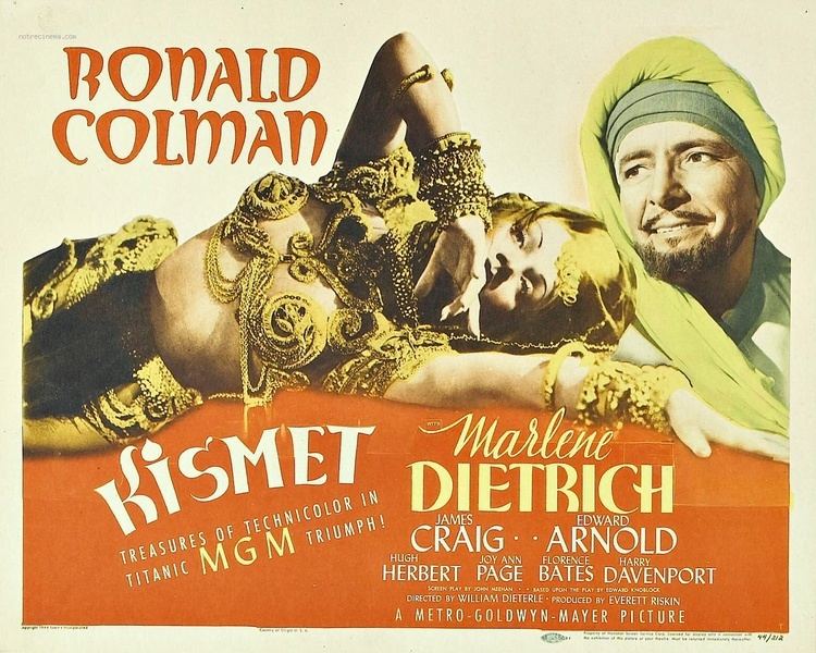Kismet (1944 film) Kismet 1944 film Alchetron The Free Social Encyclopedia