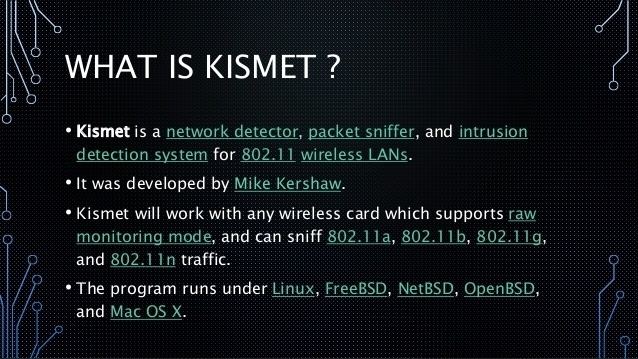 Kismet (software) Kismet