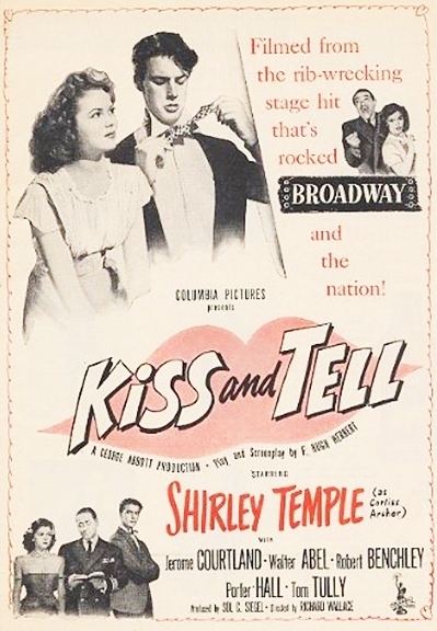 Kiss and Tell (1945 film) Kiss and Tell 1945 Shirley Temple Walter Abel Robert Benchley DVD