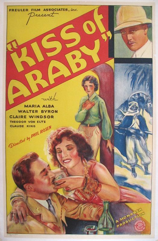 Kiss of Araby 1933 Kiss of Araby Vintage Art Deco Movie Poster Vintage Poster