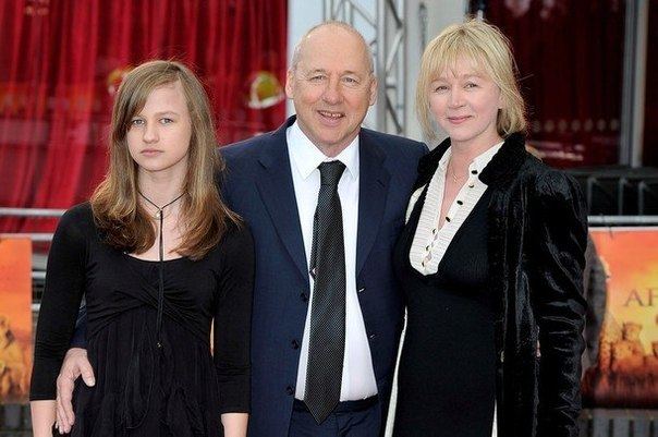 Kitty Aldridge with her family attending a celebration