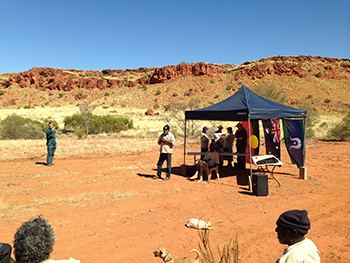Kiwirrkurra Community, Western Australia Rangelands Kiwirrkurra IPA Dedication Still on Country