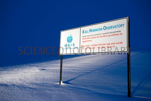 Kjell Henriksen Kjell Henriksen Observatory sign Stock Image C0207893 Science