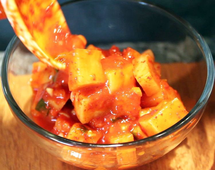Kkakdugi Kkakdugi Cubed radish kimchi recipe Maangchicom