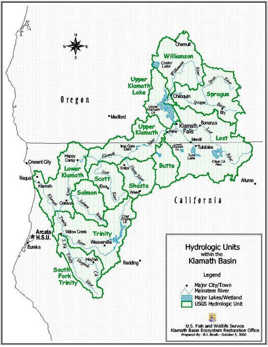 Klamath Basin Map Klamath Basin Fish and Water Management Symposium