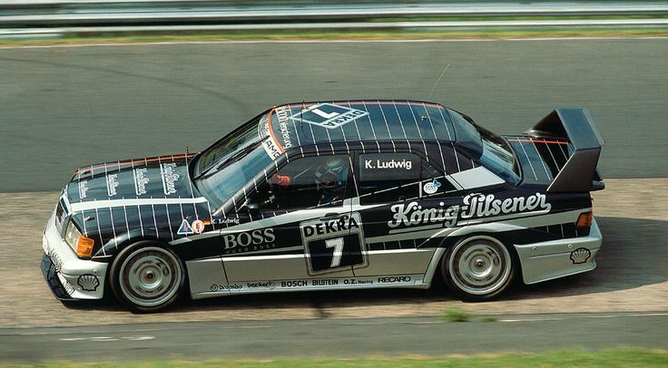 Klaus Ludwig Klaus Ludwig in the AMG Mercedes 190 Evo II at the DTM